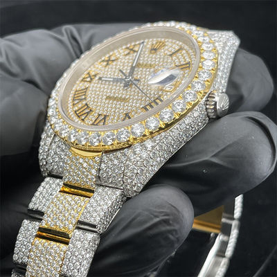  Studded BussDown Luxury Moissanite Iced Out Watch Expensive