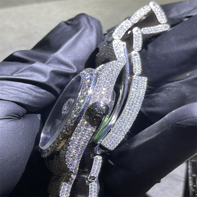 Round Brilliant Cut Moissanite Watch 