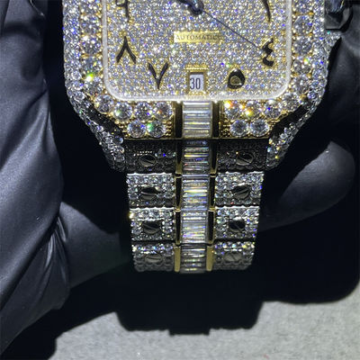 Round Brilliant Cut Moissanite  Watch